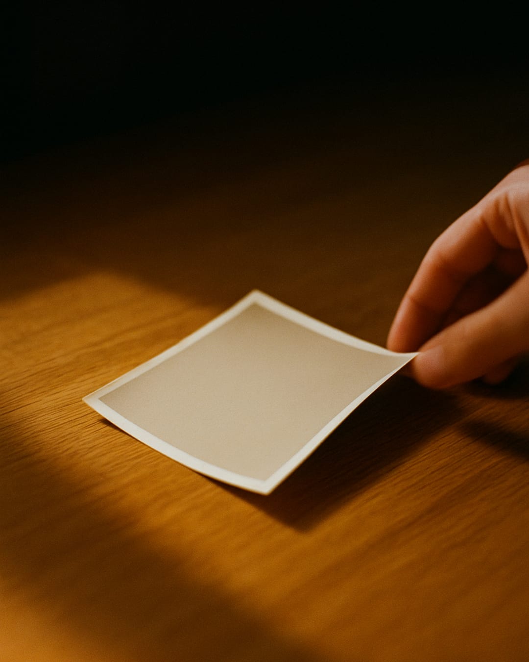Everstory on Instagram: a hand placing an old print on a table