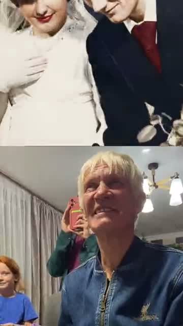 An old family photograph in a film that can be cut again